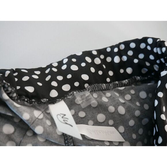 NY Collection Petite Printed Belted Maxi Polka Dots Skirt PS - Picture 8 of 9